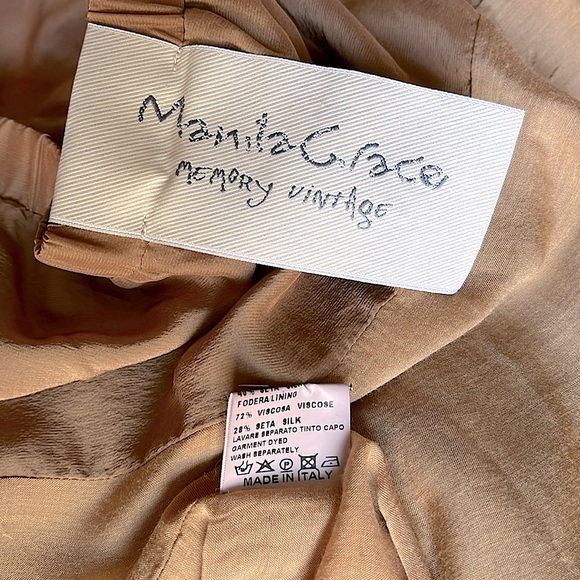 Manila Grace - Silk Blend Strapless Wrap Dress - IT 46 / US 6-8 - Made in Italy - Picture 7 of 8